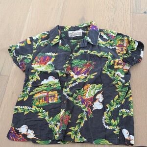 Patagonia Black Tropical Print Coverup